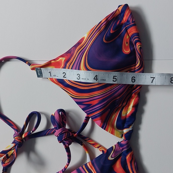 Bikini women's set skirt‎ summer tie Dye size M - Picture 10 of 12